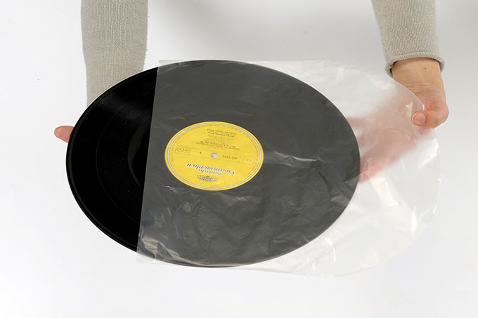 LPレコード内袋 ポリ製 半透明 丸底 500枚セット
