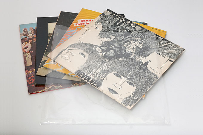 LPレコード外袋 PP製 透明 小（LP約5枚）100枚セット
